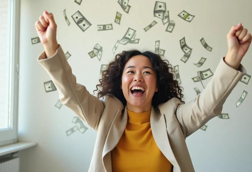 Cash celebration