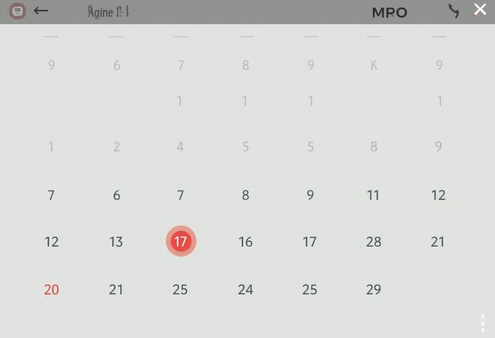 circled date