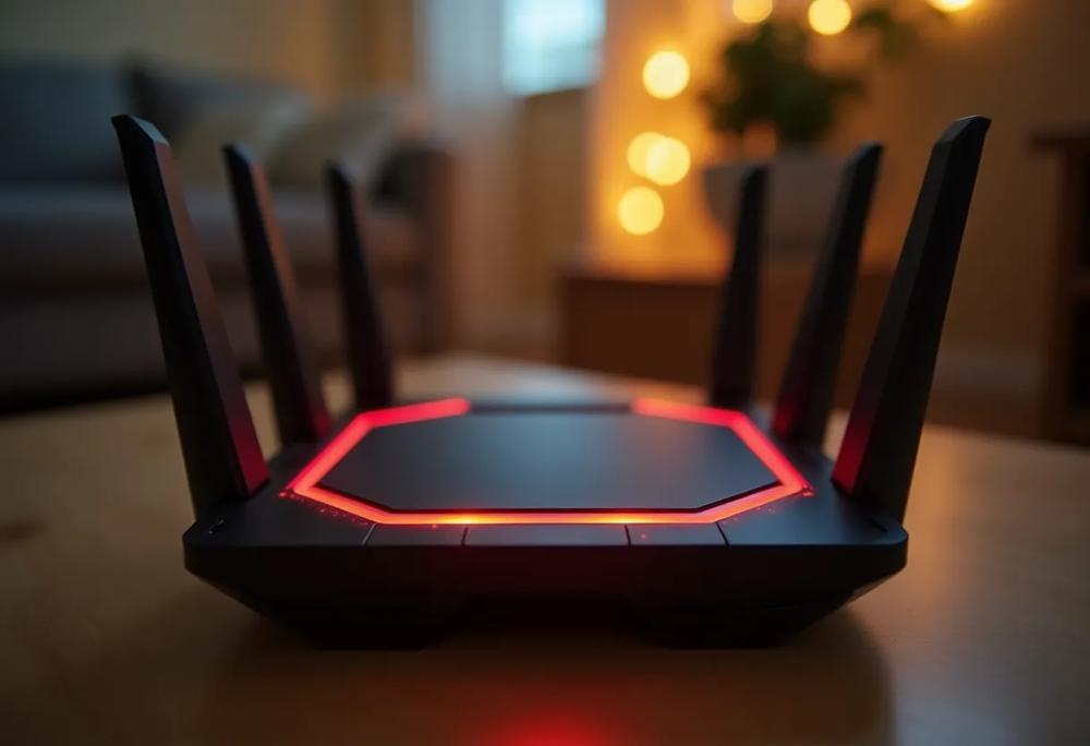 glowing router